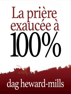 cover image of La prière exaucée à 100%